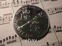 BERMUDA $25 1975 KM23 Cu-Ni 48 mm 1-year type Royal Visit Minted 1,193 VERY RARE