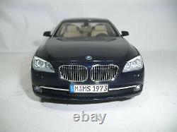 BMW 7er F02 750 LI IMPERIAL BLUE 118 KYOSHO DEALER VERY RARE 804300445172