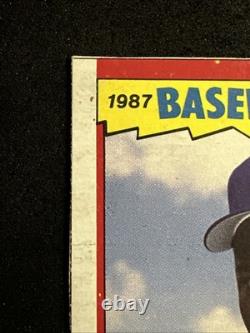 BO JACKSON 1987 FLEER BASEBALL'S BEST #M4 OF 6 BOX BOTTOM-VERY RARE! Look It Up