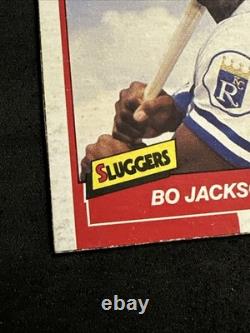 BO JACKSON 1987 FLEER BASEBALL'S BEST #M4 OF 6 BOX BOTTOM-VERY RARE! Look It Up