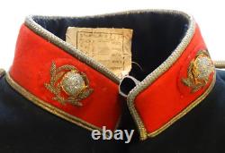 BRITISH MILITARY CAP BADGES, Royal Marines NCO Very Rare Tunic 1939 HMS Exeter