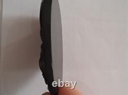 BURMESE JADIETE 125ct IMPERIAL OMPHACITE BLACK A GRADE JADEITE PENDANT VERY RARE