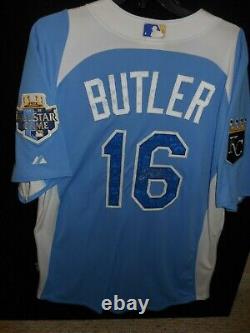 Billy Butler Signed 2012 All Star Jersey + Baseball K. C. Royals Very Rare