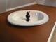 Black Pie Bird Set Terence Conran Design Royal Doulton Very Rare With Blue Trim