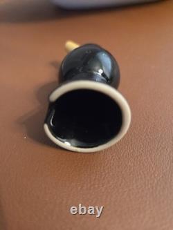 Black Pie Bird Set Terence Conran Design Royal Doulton Very Rare With Blue Trim
