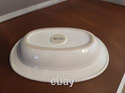 Black Pie Bird Set Terence Conran Design Royal Doulton Very Rare With Blue Trim