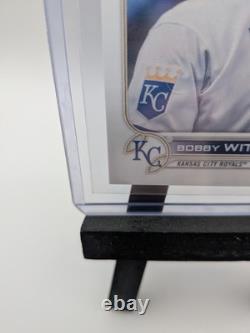 Bobby Witt Jr 2022 Topps Mini RC #US100 Image Variation SSP Very Rare! Royals
