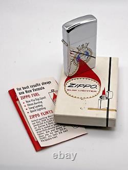 Brand New 1974 ZIPPO Lighter Slim Very Rare Obsolete HMS ARK ROYAL All Original