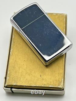 Brand New 1974 ZIPPO Lighter Slim Very Rare Obsolete HMS ARK ROYAL All Original