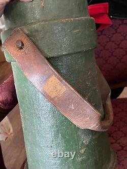 British Coldite Royal Navy Ammunition, Leather Carrier 16x9 Strap Very Rare