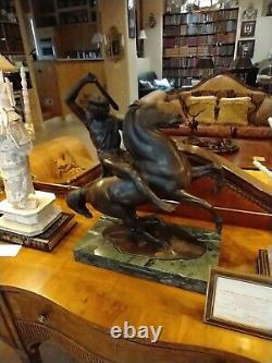 Bronze Sculpture By The Royal Worcester Foundry And Bernard Winskill Very Rare