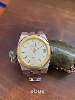 Bulova Royal Oak Automatic Vintage Swiss Men's Wristwatch Very Rare Two Tone
