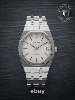 Bulova Royal Oak Automatic Watch 36mm 1980 Vintage ETA Movement Very Rare EXC+