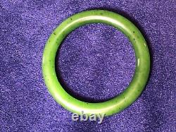 Burmese Imperial Jadeite? Jade Solid bangle very rare colour gem quality 165 Crt