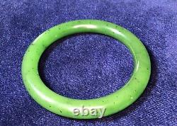 Burmese Imperial Jadeite? Jade Solid bangle very rare colour gem quality 165 Crt