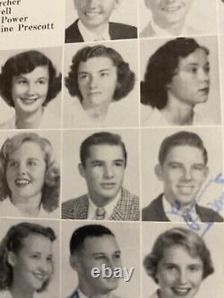 Burt Reynolds 1952 Royal Palm Beach High School yearbook Very Rare