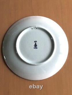 C. 1953 Very Rare Royal Netherlands Air Force Defts Blauw Ceramic Wall Plate