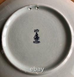 C. 1953 Very Rare Royal Netherlands Air Force Defts Blauw Ceramic Wall Plate
