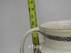 C1910 ANTIQUE VERY RARE PITCHER and BOWL ROYAL STAFFORDSHIRE WILKINSON POTTERY