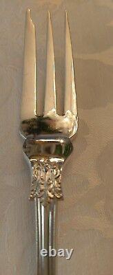 CJ Vander Sterling Dessert Forks Royal Husk Pattern VERY Rare English Heavy