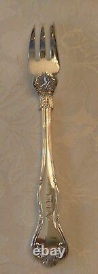 CJ Vander Sterling Dessert Forks Royal Husk Pattern VERY Rare English Heavy