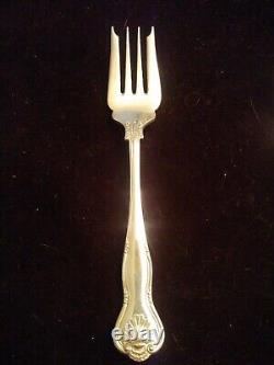 CJ Vander Sterling Salad Forks Royal Husk Pattern VERY Rare English Heavy