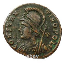 CONSTANTINE The Great VERY RARE R3 in RIC #115 Victory Ancient Roman Empire Coin