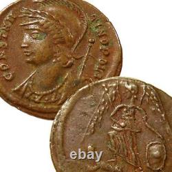 CONSTANTINE The Great. VERY RARE R4 in RIC. Victory. Heraklea. Roman Empire Coin