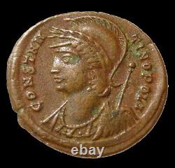 CONSTANTINE The Great. VERY RARE R4 in RIC. Victory. Heraklea. Roman Empire Coin