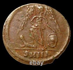 CONSTANTINE The Great. VERY RARE R4 in RIC. Victory. Heraklea. Roman Empire Coin