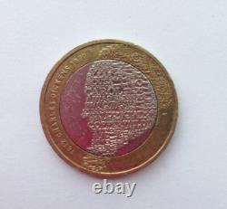 Charles Dickens 2012 £2 Two pound coin Very rare Royal double Mint error