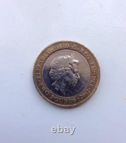 Charles Dickens 2012 £2 Two pound coin Very rare Royal double Mint error