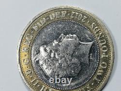 Charles Dickens 2012 Two pound Coin Very rare Royal mint error. VGC