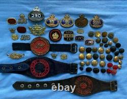 Collection General Post Office Royal Mail Cap Badges Buttons Some Very Rare GPO