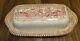 Currier Ives Pink Summer Butter Dish. Very, Very Rare
