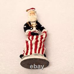 DUNCAN ROYALE History of Santa Civil War 1ST /500 VERY RARE! Mini Pewter Santa