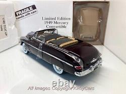 Danbury Mint 1949 MERCURY CONVERTIBLE LE (OF 5000) NMIB/UNDISPLAYED! VERY RARE