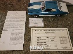 Danbury Mint 1969 Pontiac GTO Coupe ROYAL BOBCAT with VERY RARE BEAUTIFUL PAINT