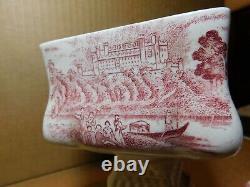 DecorRoyal Ironstone Memory Lane Transferware Candy Dish/Bowl VERY RARE 1965