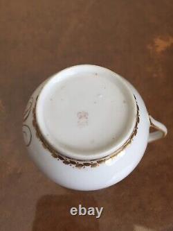 Derby Porcelain Very Rare Royal Service Custard Cup & Cover C1790 Puce Mark