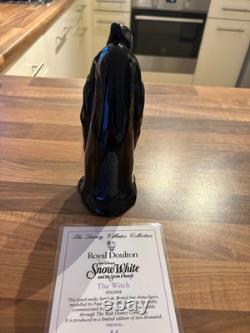 Disney Royal Doulton The Witch, very rare mint condition certificate number 44