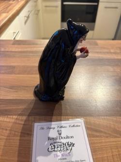 Disney Royal Doulton The Witch, very rare mint condition certificate number 44