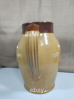 Doulton Lambeth Queen Victoria Diamond Jubilee 1887 Pitcher (Very Rare)