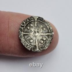 Edward IV Hammered Silver Penny. Canterbury Royal Mint. S. 2112. A Very Rare Coin