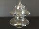 Elegant Glass Imperial Candlewick #400/655 2 Section Tower Jar Very Rare