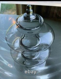 Elegant Glass Imperial Candlewick #400/655 3 Section Tower Jar Very Rare