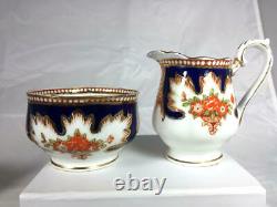 Elegant Very Rare Vintage ROYAL ALBERT Royalty Crown China 15 Piece Luncheon Set