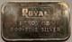 Engelhard ROYAL Typewriter Company 1 troy oz silver bar VERY RARE NICE EXAMPLE