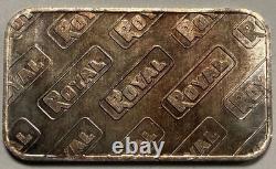 Engelhard ROYAL Typewriter Company 1 troy oz silver bar VERY RARE NICE EXAMPLE