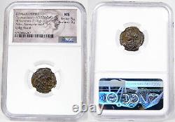 Epfig Hoard. SHE WOLF suckling twins VERY RARE RIC R4 Constantine the Great Coin